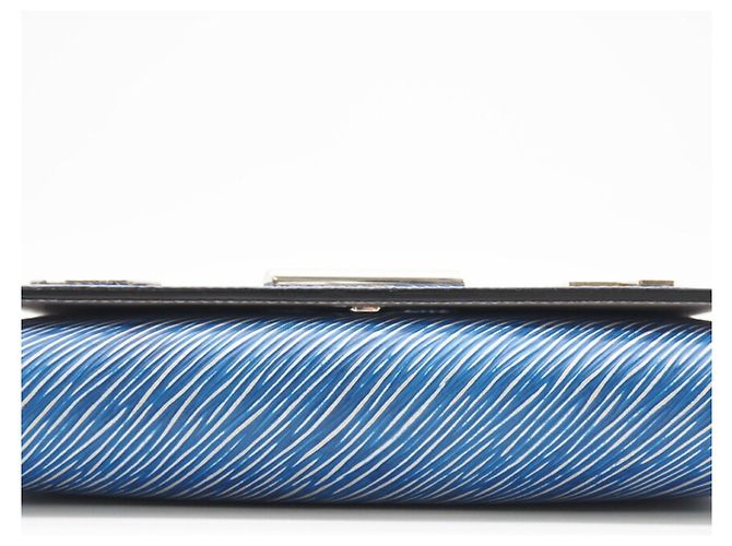 Portafoglio a Catena Epi Denim Louis Vuitton Blu - vista 6