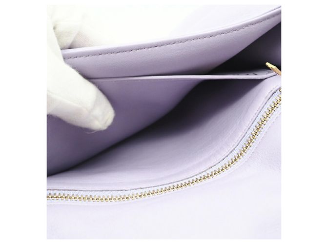 Borsa Puffer in Agnello Goya Loewe Porpora - vista 10