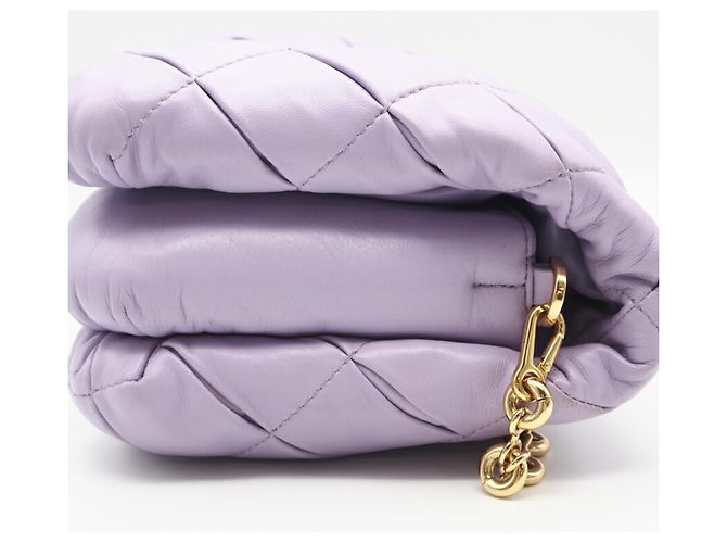 Borsa Puffer in Agnello Goya Loewe Porpora - vista 8