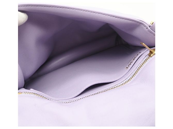 Borsa Puffer in Agnello Goya Loewe Porpora - vista 9
