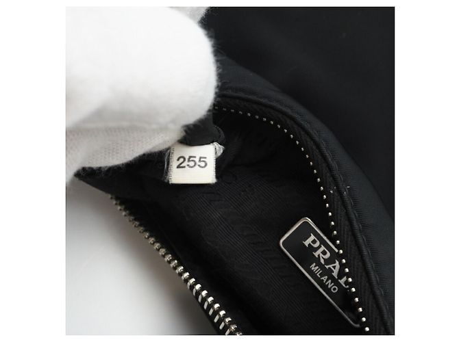 Borsa a Spalla in Pelle Saffiano Prada Nero - vista 14