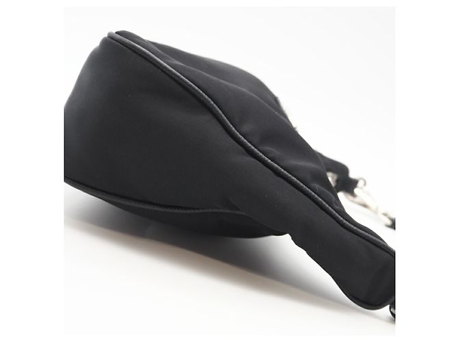 Borsa a Spalla in Pelle Saffiano Prada Nero - vista 9