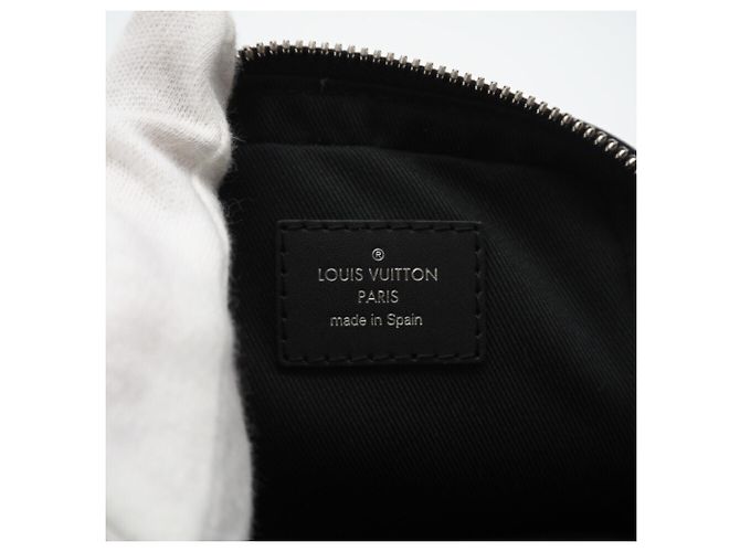 Borsa a Spalla Danube PM Epi Louis Vuitton Nero Giallo - vista 11