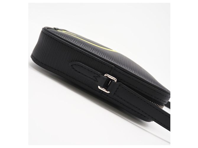 Borsa a Spalla Danube PM Epi Louis Vuitton Nero Giallo - vista 7