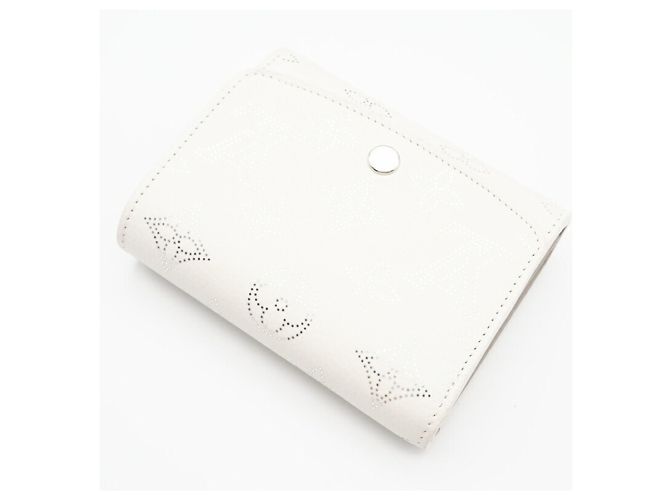 Billetera compacta bifold Mahina Iris de Louis Vuitton Blanco - vista 3