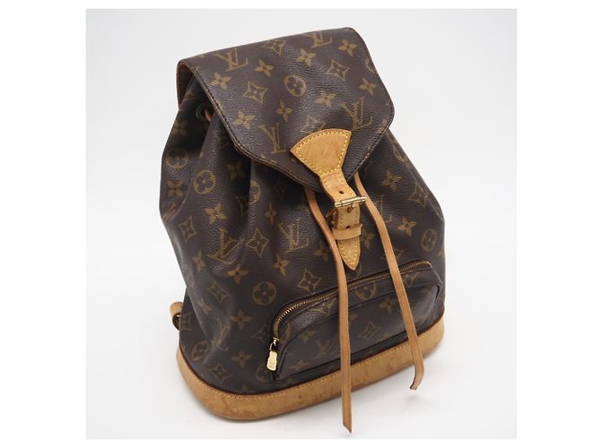 Louis Vuitton Monogram Mini Montsouris Rucksack Braun - Ansicht 2