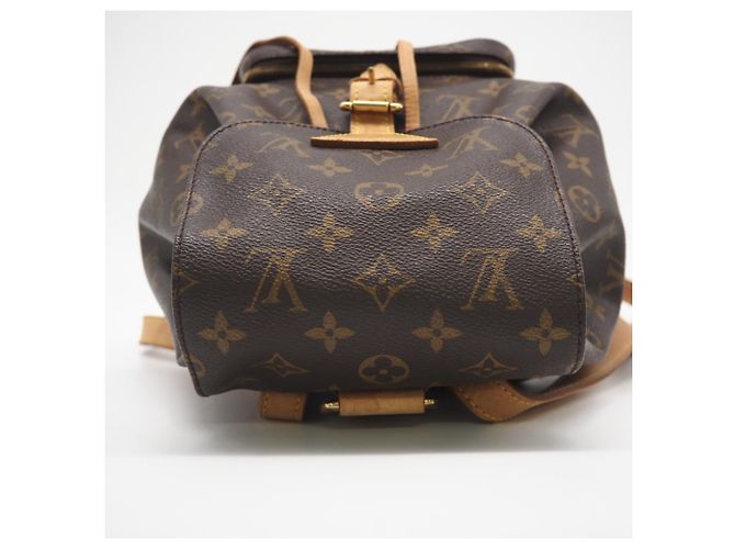 Louis Vuitton Monogram Mini Montsouris Rucksack Braun - Ansicht 4