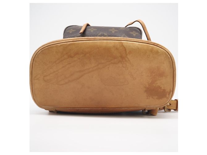 Louis Vuitton Monogram Mini Montsouris Rucksack Braun - Ansicht 5