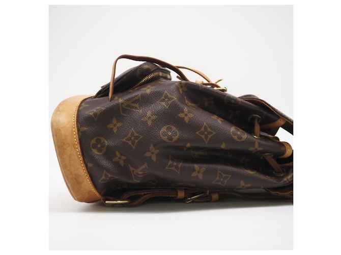 Louis Vuitton Monogram Mini Montsouris Rucksack Braun - Ansicht 6
