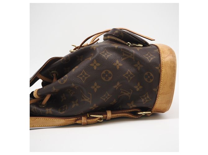 Louis Vuitton Monogram Mini Montsouris Rucksack Braun - Ansicht 7