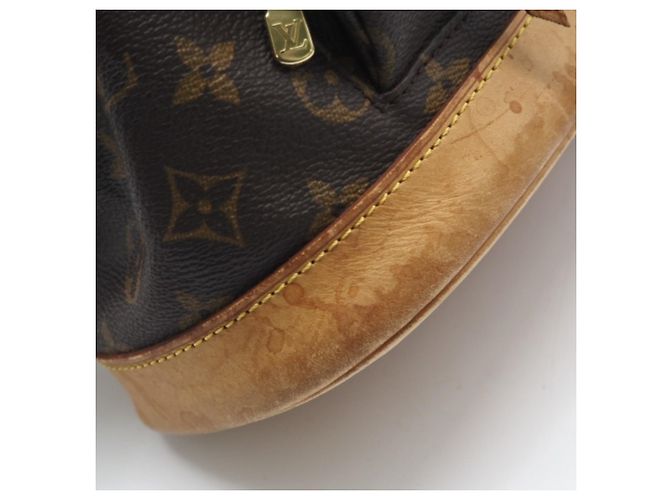 Louis Vuitton Monogram Mini Montsouris Rucksack Braun - Ansicht 8