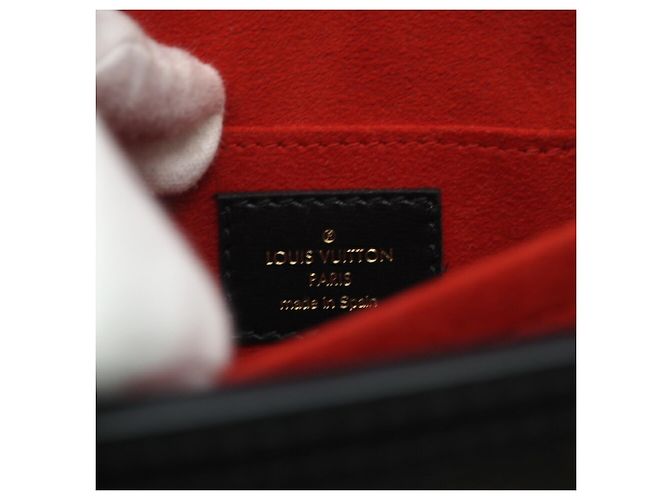 Borsa a Spalla MINI Dauphine Monogram Louis Vuitton Marrone Rosso - Ansicht 11
