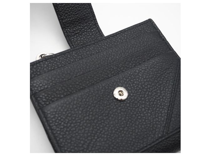 Billetera compacta triangular Vitello Micrograin de Prada - Ansicht 12