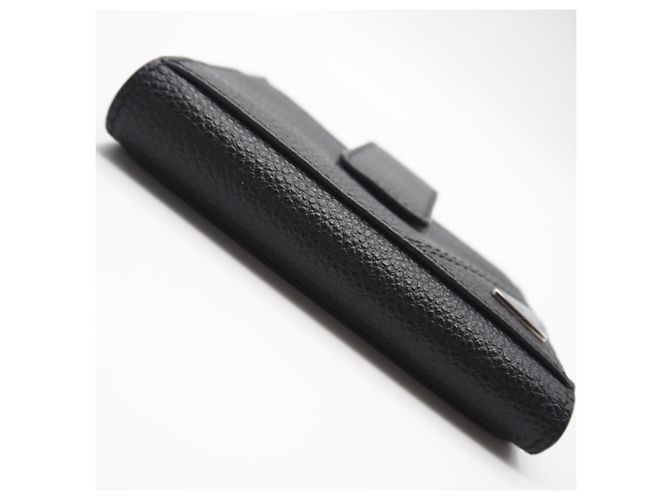 Billetera compacta triangular Vitello Micrograin de Prada - Ansicht 6