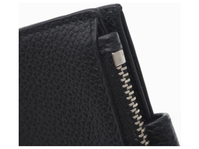 Billetera compacta triangular Vitello Micrograin de Prada - Ansicht 9