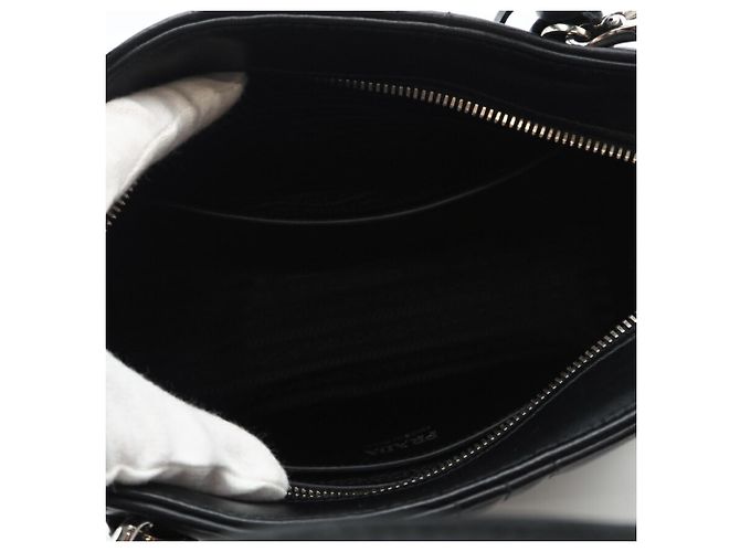 Bolsa de couro Prada Esplanade com alça dupla - vista 9