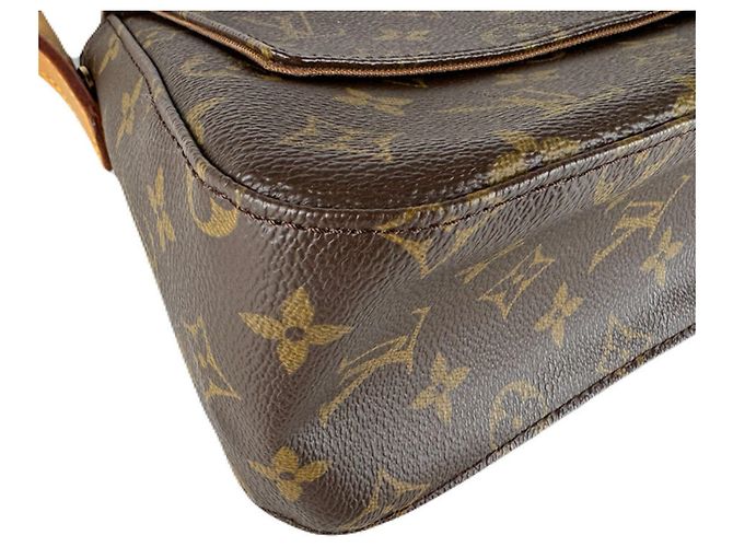 Borsa a Spalla Mini Looping Monogramma Louis Vuitton Marrone - vista 8