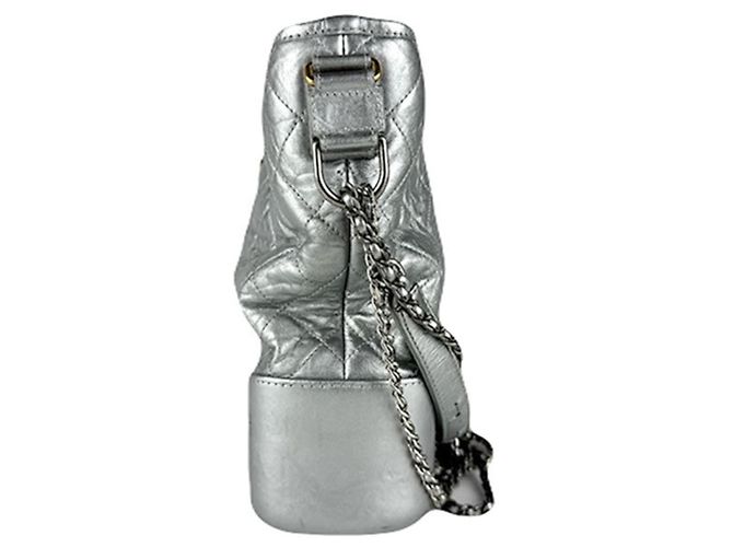 Schultertasche Gabrielle von Chanel Silber - Ansicht 2