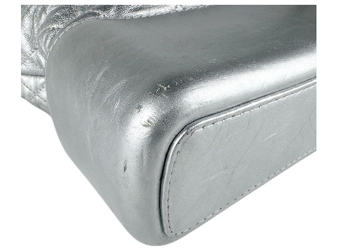 Schultertasche Gabrielle von Chanel Silber - Ansicht 8