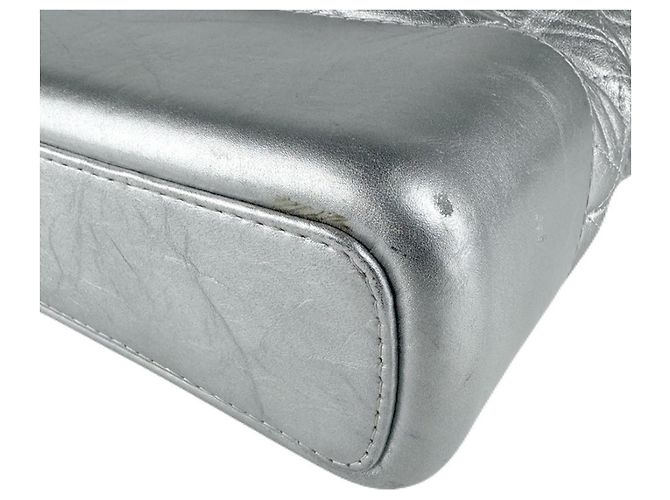 Schultertasche Gabrielle von Chanel Silber - Ansicht 9