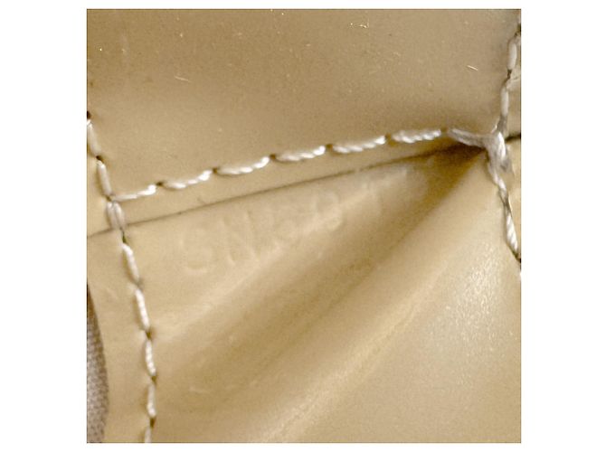 Borsa Louis Vuitton Monogram Vernis Wilshire PM Beige - vista 12