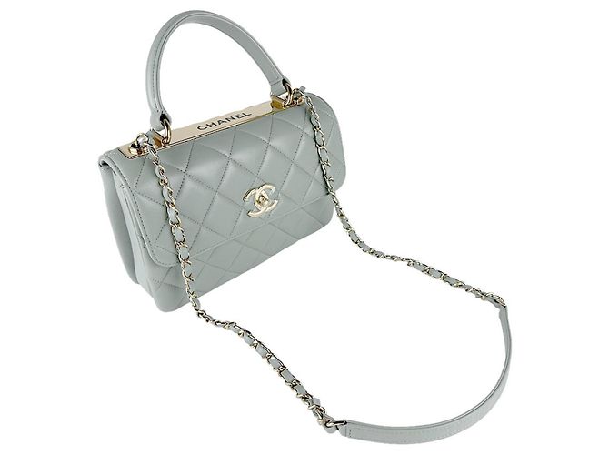 Borsa a Spalla Trendy CC di CHANEL Verde chiaro - vista 11