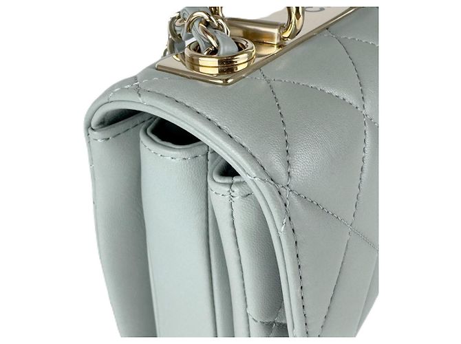 Borsa a Spalla Trendy CC di CHANEL Verde chiaro - vista 6