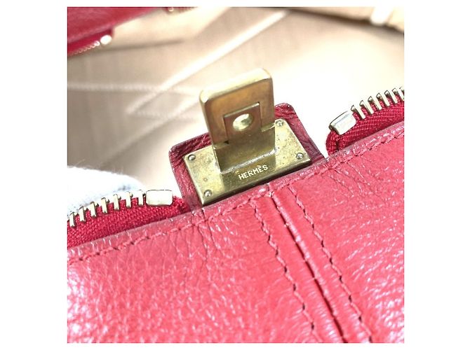 Borsa da viaggio Boston Victoria 43 di Hermès Rosso - vista 11