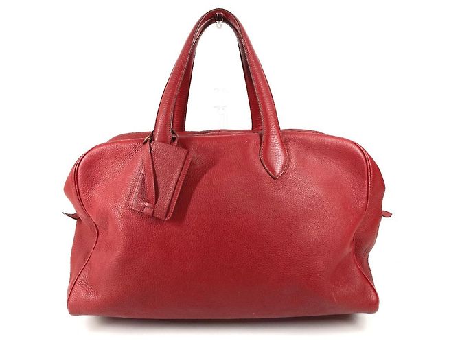 Borsa da viaggio Boston Victoria 43 di Hermès Rosso - vista 2