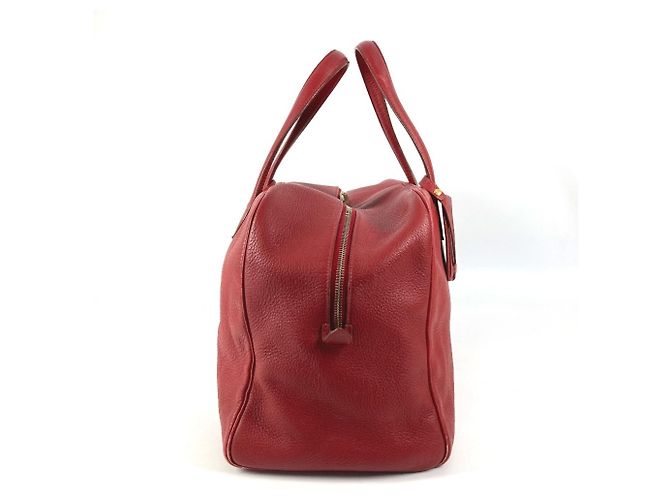 Borsa da viaggio Boston Victoria 43 di Hermès Rosso - vista 3