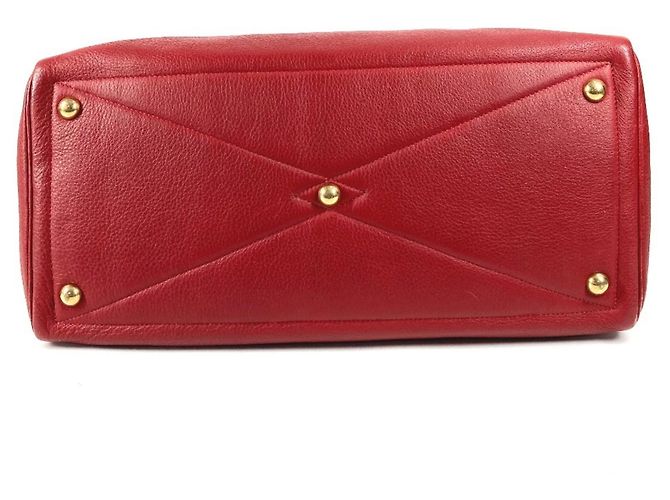 Borsa da viaggio Boston Victoria 43 di Hermès Rosso - vista 5
