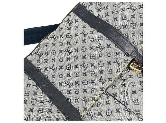 Borsa Messenger Mini Sac Maman Monogramma Louis Vuitton Blu navy - vista 13