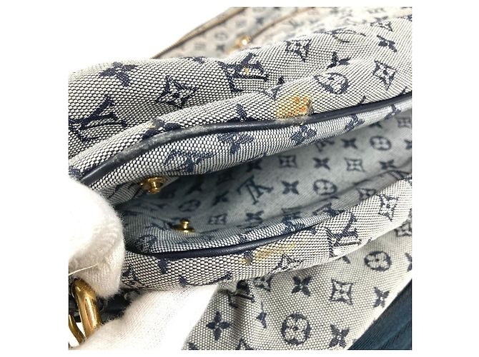 Borsa Messenger Mini Sac Maman Monogramma Louis Vuitton Blu navy - vista 17