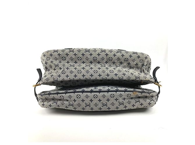 Borsa Messenger Mini Sac Maman Monogramma Louis Vuitton Blu navy - vista 5