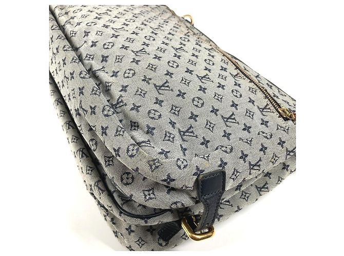 Borsa Messenger Mini Sac Maman Monogramma Louis Vuitton Blu navy - vista 8