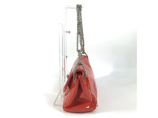 Borsa a Spalla Chanel CC Coco Mark Logo Rosso Arancione - vista 5