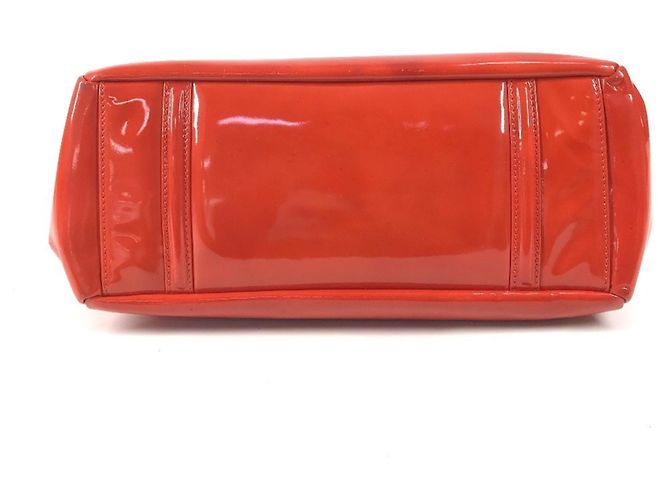 Borsa a Spalla Chanel CC Coco Mark Logo Rosso Arancione - vista 6