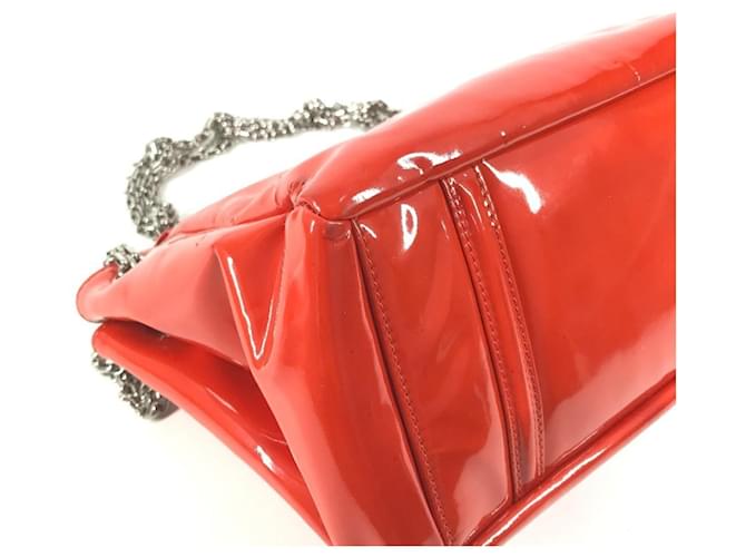 Borsa a Spalla Chanel CC Coco Mark Logo Rosso Arancione - vista 9