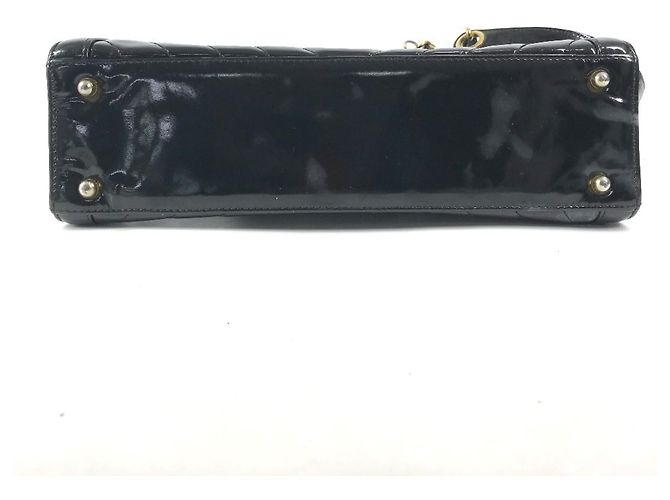 Borsa Chanel Vintage V-Stitch 2 in 1 Nero D'oro - vista 6