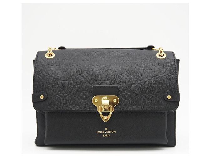 Borsa a Spalla Vavin PM Empreinte Louis Vuitton Nero - vista 3