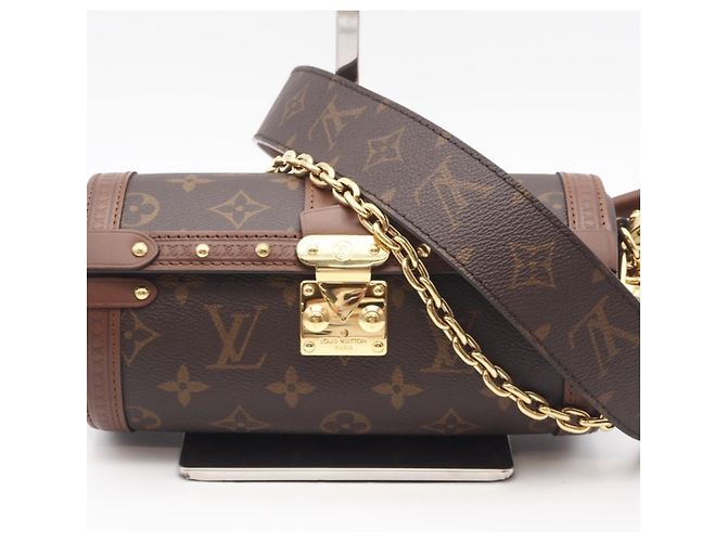 Bolsa de Ombro Papillon Trunk Monogram Louis Vuitton Marrom Monograma - vista 2