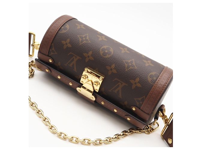 Bolsa de Ombro Papillon Trunk Monogram Louis Vuitton Marrom Monograma - vista 4