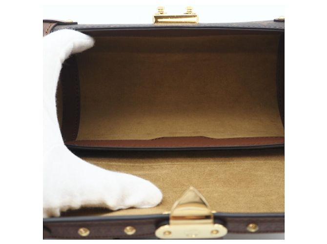Bolsa de Ombro Papillon Trunk Monogram Louis Vuitton Marrom Monograma - vista 9