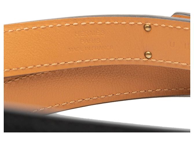 Hermès Schwarz Epsom Kelly 18 Gürtel - Ansicht 4