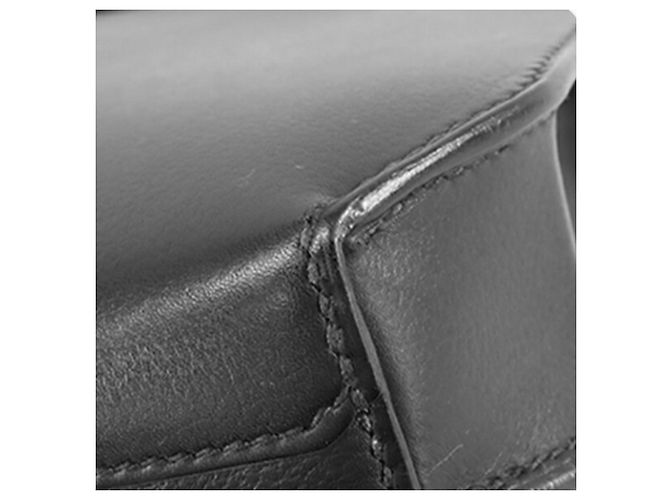 Hermès Kelly Depeches 36 in Evergrain Nero - vista 13