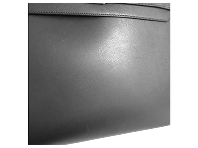 Hermès Kelly Depeches 36 in Evergrain Nero - vista 9