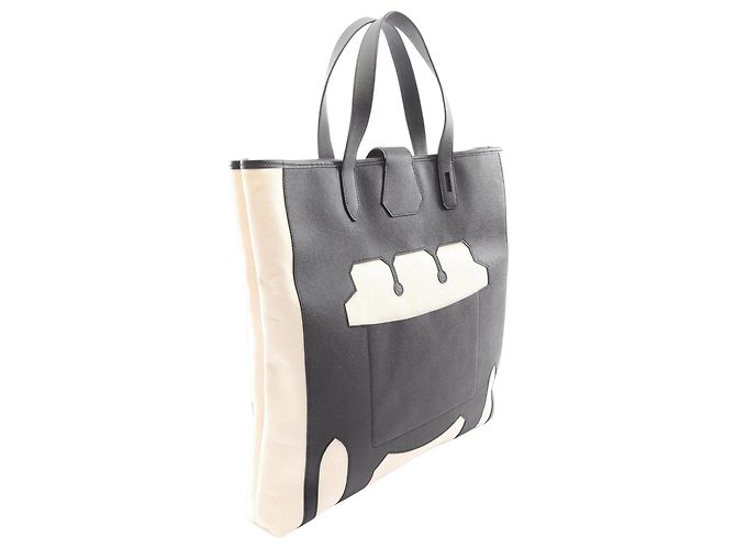 Borsa Monsieur B in Toile e Epsom marrone di Hermès Beige - vista 2