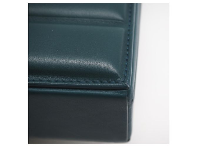 Borsa a spalla in pelle verde Bottega Veneta - vista 12
