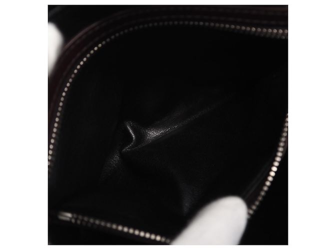 Borsa Second Double-Zip Logo Saffiano PRADA Marrone - vista 12
