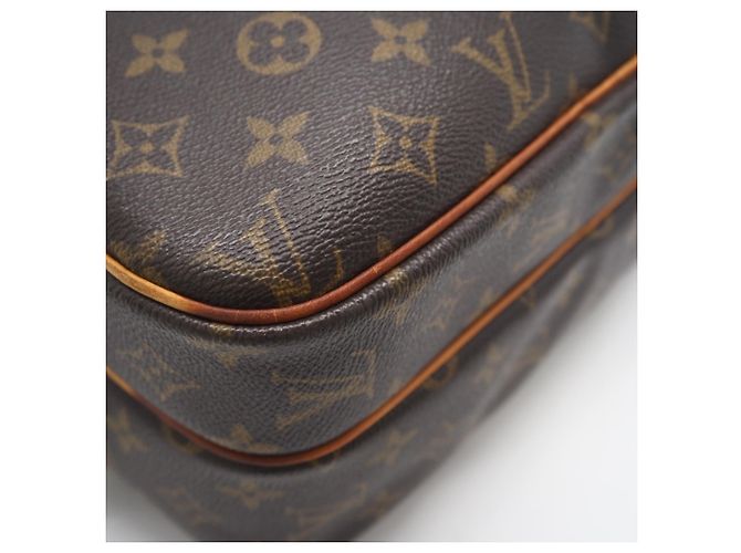 LOUIS VUITTON Borsa a Spalla Reporter PM Monogram Marrone - vista 8